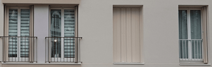 Pose de persiennes sur ITE