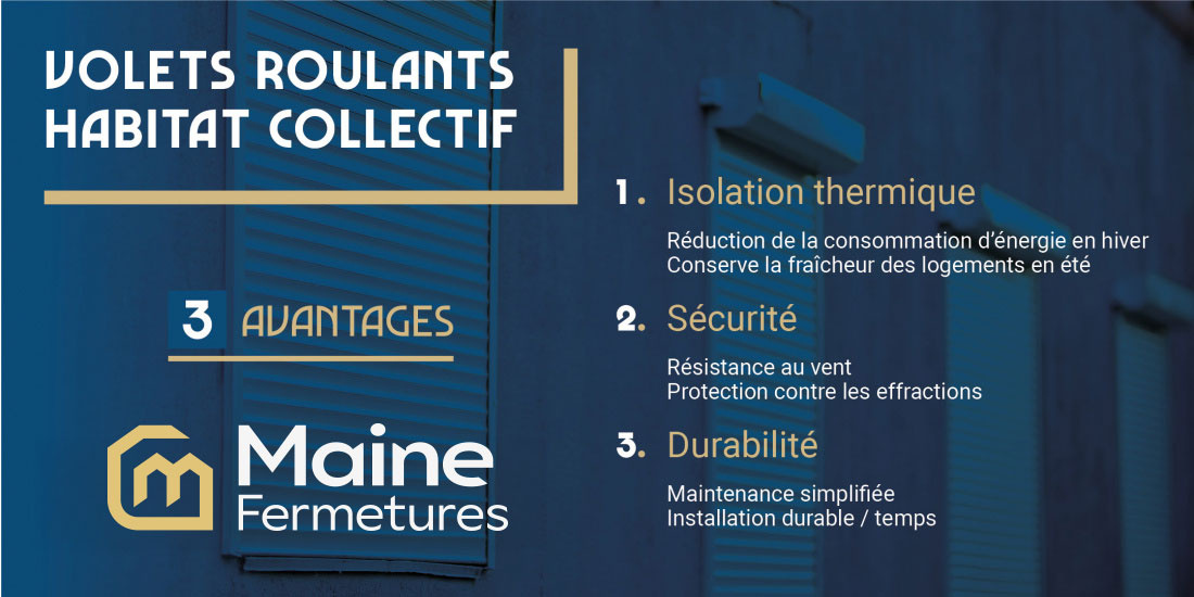 Volets roulants et habitat collectif : les avantages
